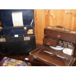 Assorted vintage medical sundries - in two cases a