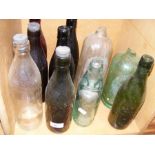 A selection of old Isle of Wight bottles