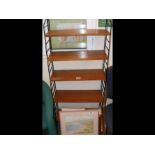 A narrow ladder rack style bookcase - 64cm wide, t