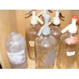 Various Isle of Wight soda siphons, etc.