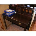 A reproduction desk with single drawer