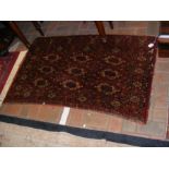 A small Middle Eastern rug - 130cm x 80cm