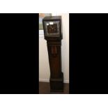 A 1930's oak Grandmother clock with two train move