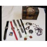 Various watches including Cotton Traders