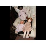 Three collectable dolls