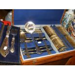 A canteen of Sambonet twelve place setting cutlery