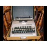 A Smith-Corona vintage typewriter