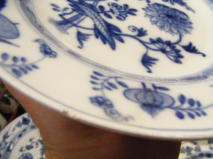 Assorted Meissen blue and white floral pattern cer - Bild 13 aus 39