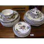Selection of Royal Doulton transfer printed dinner