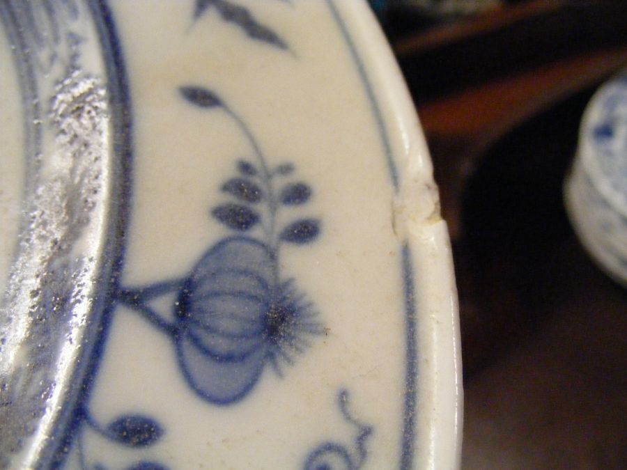 Assorted Meissen blue and white floral pattern cer - Bild 10 aus 39