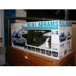 An M1 A1 Abrams Radio Controlled Battle Tank - box