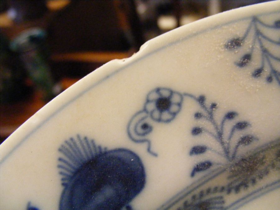 Assorted Meissen blue and white floral pattern cer - Bild 32 aus 39