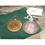 Two First World War medals to Corporal Trim - Labour Corps