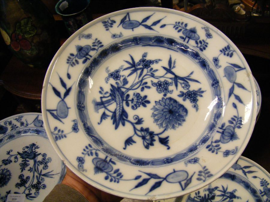 Assorted Meissen blue and white floral pattern cer - Bild 12 aus 39