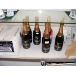 Seven bottles of Lanson champagne