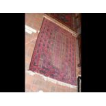 A Middle Eastern rug - 150cm x 95cm