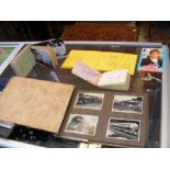 A selection of interesting autograph books, includ