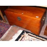 A small proportioned Oriental style chest - 80cms