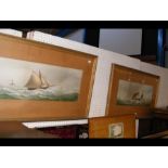 A pair of Victorian watercolours of fishing vessel