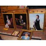 Five Royal portraits by JOHN WATSON