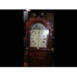 A 19th century eight day Grandfather clock by Alld
