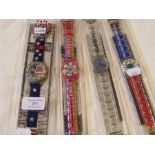 Three Swatch watches '100 Years of Cinema' in orig