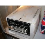 Six boxed bottles of Lanson champagne