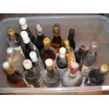 Eighteen bottles of wine and spirits