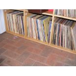 A quantity of LP vinyl records - in three compartm