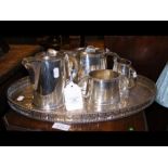 Assorted silver plated items