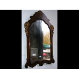 A Georgian style wall mirror - 76cm