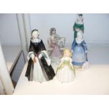 A collection of female figures, including Royal Do