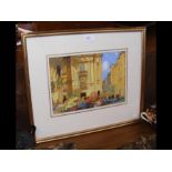 KENNETH SHOESMITH - watercolour of Nice, 20cm x 30