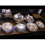 A collection of Davenport and other Imari pattern