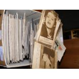 An assortment of vintage postcards