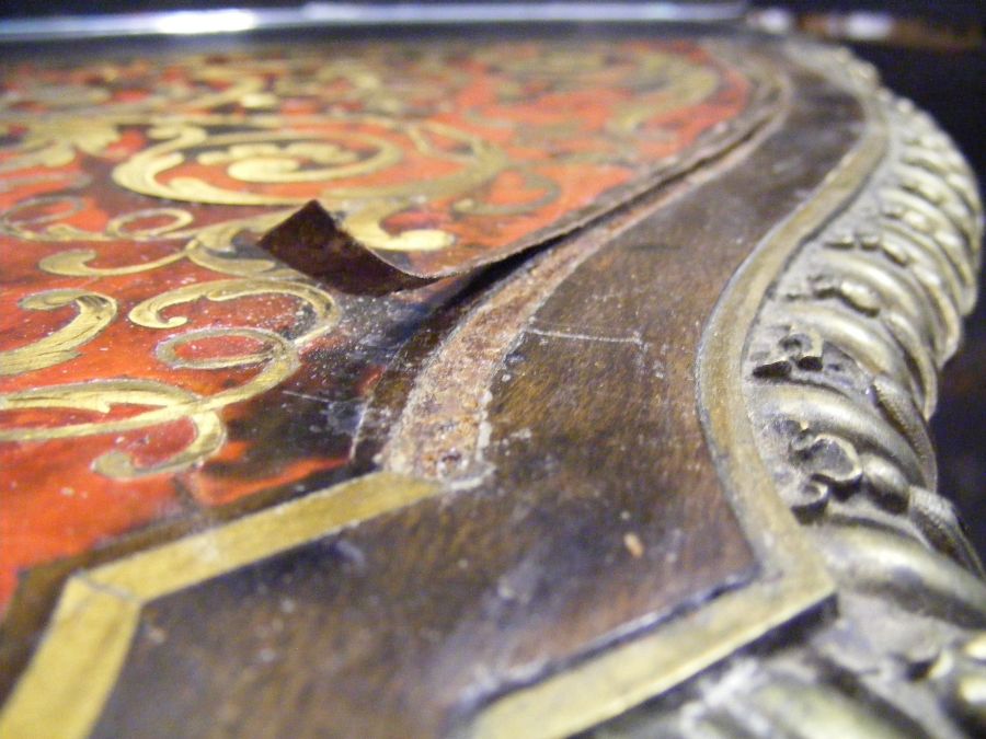 A 19th century red Boulle and ebonized side table - Image 17 of 18