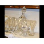 Thirteen Waterford cut glass port glasses, togethe