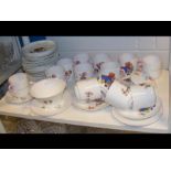 A collection of Shelley nursery ware including cup