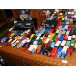 A collection of die cast vehicles - mainly Days Go