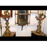 A pair of 19th century ormolu candelabras in the f