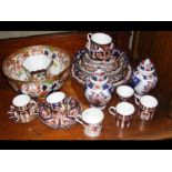 A selection of antique and other Imari pattern chi