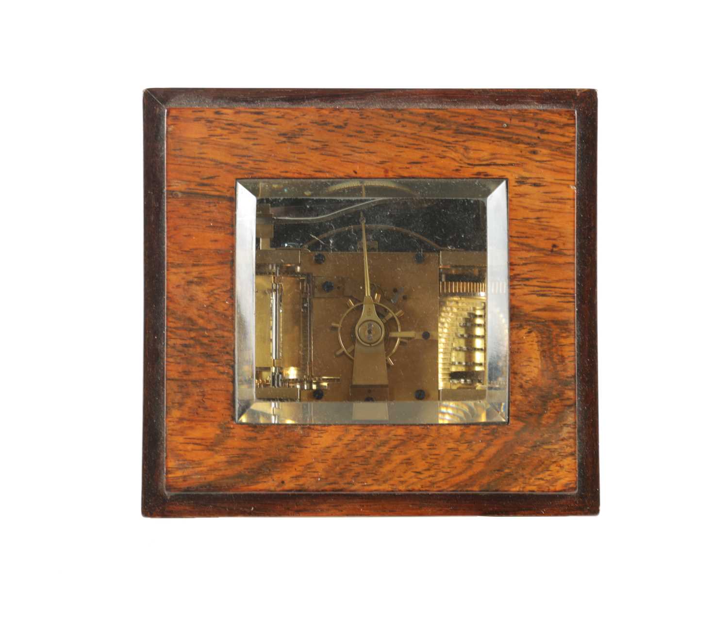 FRODSHAM, GRACECHURCH STREET, LONDON. A FINE AND SMALL ROSEWOOD DOUBLE FUSEE LIBRARY CLOCK WITH LEVE - Image 4 of 13