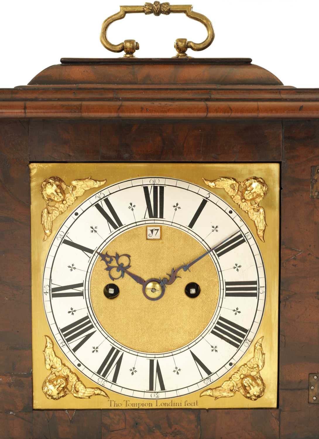 THOMAS TOMPION, LONDINI. AN IMPORTANT AND RARE PRE NUMBERED CHARLES II FIGURED WALNUT DUTCH STRIKING - Image 4 of 38