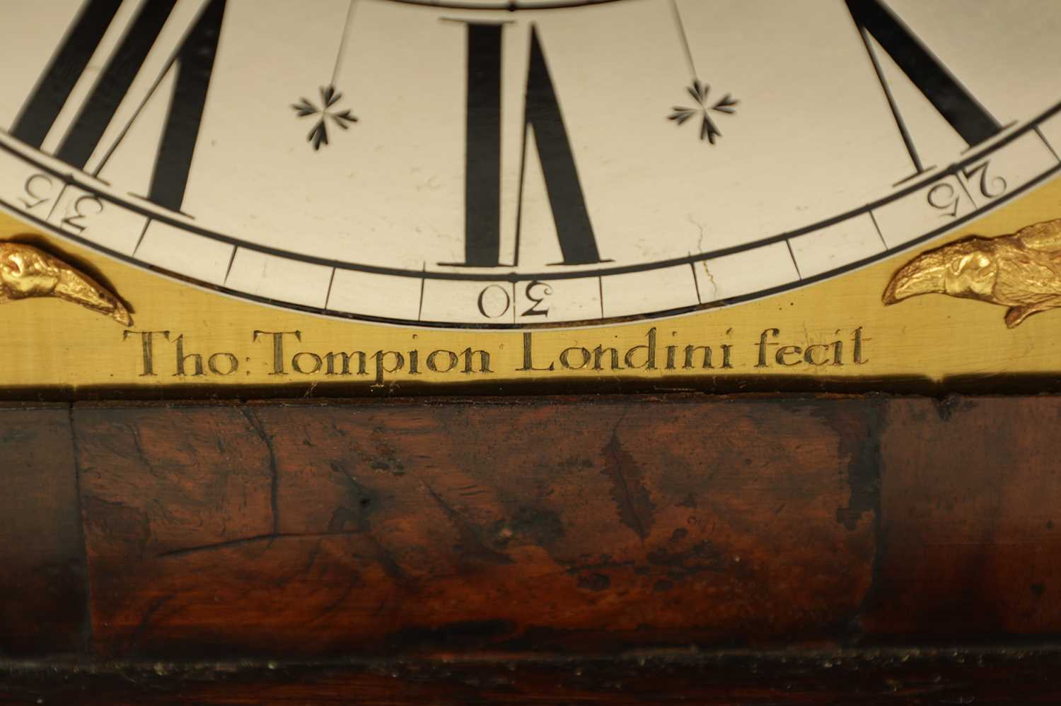 THOMAS TOMPION, LONDINI. AN IMPORTANT AND RARE PRE NUMBERED CHARLES II FIGURED WALNUT DUTCH STRIKING - Image 5 of 38