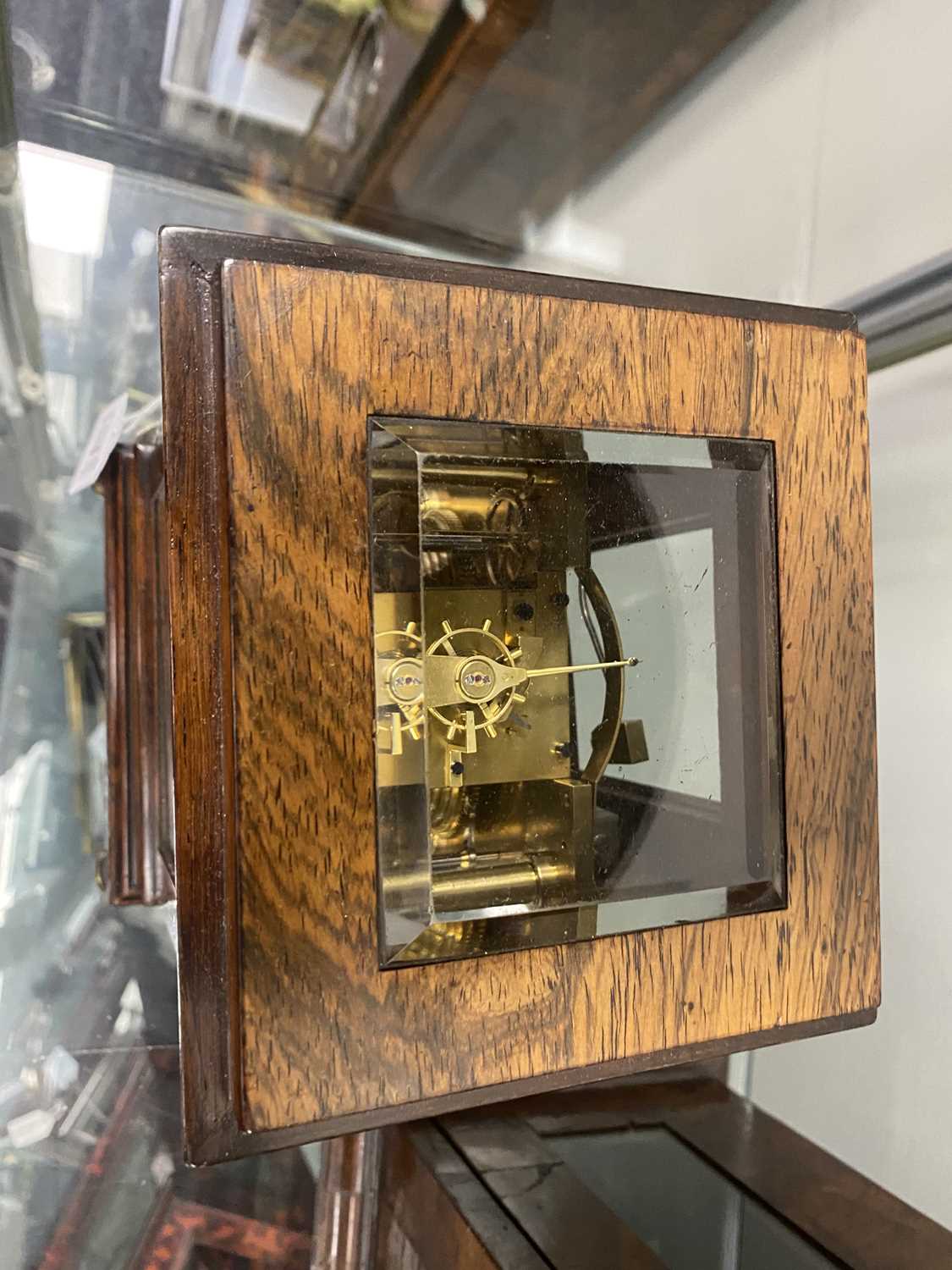FRODSHAM, GRACECHURCH STREET, LONDON. A FINE AND SMALL ROSEWOOD DOUBLE FUSEE LIBRARY CLOCK WITH LEVE - Image 10 of 13
