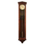 AN EARLY 20TH CENTURY MAHOGANY ARCHITECTURAL SYNCHRONOME MASTER CLOCK