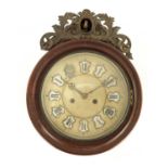 AN UNUSUAL 19TH CENTURY DOUBLE FUSEE CUCKOO CLOCK