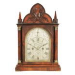 HENRY PACE, LONDON. A 19TH CENTURY BRASS MOUNTED MAHOGANY BRACKET CLOCK