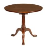 A GEORGE II CUBAN MAHOGANY SUPPER TABLE OF FINE ORIGINAL COLOUR AND PATINA