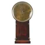 WILLIAM HAND, LONDON. A RARE GEORGE III 8” ENGRAVED BRASS DIAL WEIGHT DRIVEN TRUNK DIAL CLOCK
